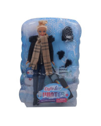 Кукла DEFA Lucy `Зимнее путешествие` (28,5 см, чемодан, аксесс., в ассорт.)
