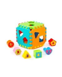 Игрушка развивающая `Куб` (в сеточке)