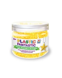 Plastic Fantastic. Гранулированный пластик 95 г, жёлтый с аксес. в баночке