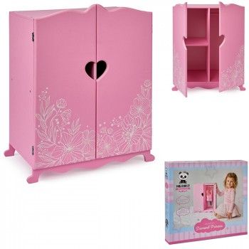 Фото #2 Шкаф с дизайнерским цветочным принтом `Diamond princess`, розовый