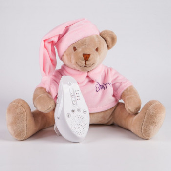 Фото #2 Игрушка для сна Мишка Drema BabyDou 103 с белым и розовым шумом