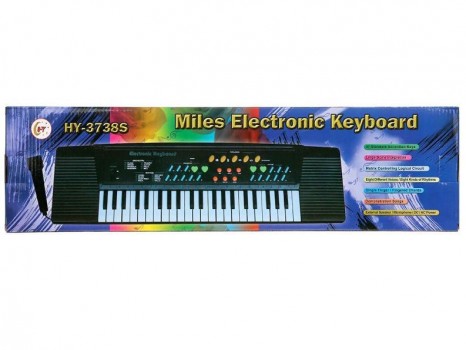 Детское пианино-синтезатор с микрофоном,43 клавиши.