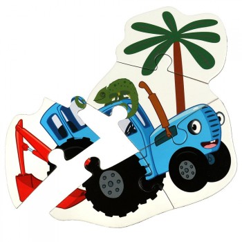 Фото #2 Синий Трактор в Африке. Макси-пазлы. 6 деталей. Умные игры