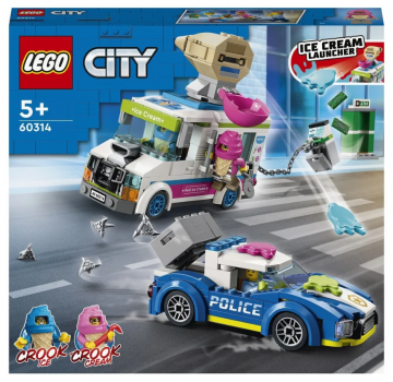 Конструктор LEGO CITY `Погоня полиции за грузовиком с мороженым`
