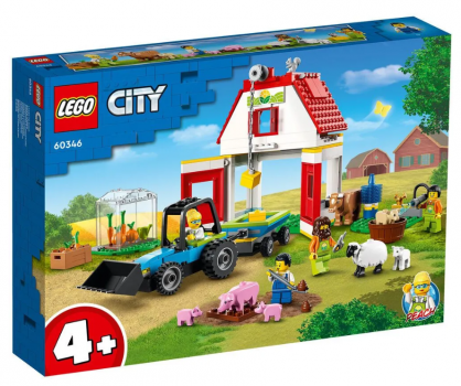 Конструктор LEGO CITY `Ферма и амбар с животными`
