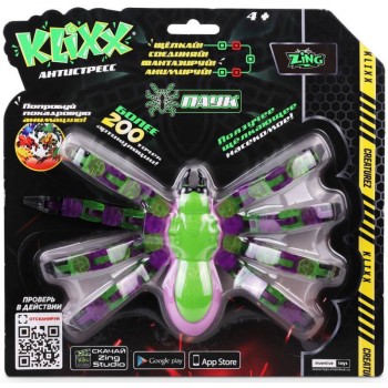 Фото #2 Антистресс-игрушка Klixx Creaturez Паук зеленый