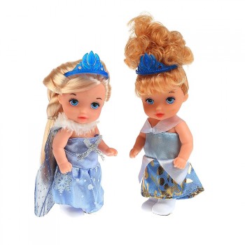 Фото #2 Кукла `Карапуз` Принцесса 13 см, 6 видов платьев, в шаре