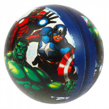 Фото #2 Мяч пвх 23 см супергерои полноцвет, в сетке ИГРАЕМ ВМЕСТЕ