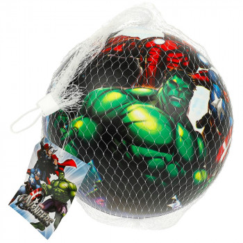 Фото #2 Мяч пвх 23 см супергерои полноцвет, в сетке ИГРАЕМ ВМЕСТЕ