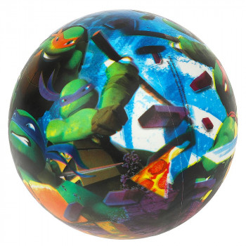 Фото #2 Мяч пвх 23 см черепашки-ниндзя полноцвет, в сетке ИГРАЕМ ВМЕСТЕ