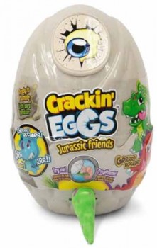 Игрушка мягконабивная динозавр 22 см «Crackin`Eggs» в яйце. Серия Парк Динозавров.