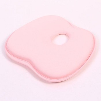 Подушка анатомическая `memory foam` (кровать/коляска) розовый