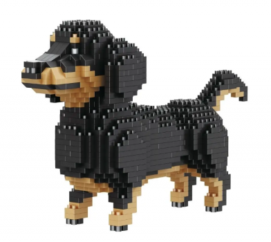 Конструктор 3D Собака 836 дет. в коробке