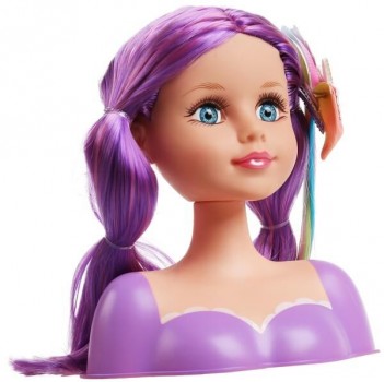 Фото #2 Кукла-манекен 21 см, цветные волосы, с 13 акс для волос