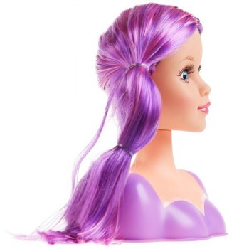 Фото #2 Кукла-манекен 21 см, цветные волосы, с 13 акс для волос