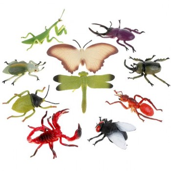 Фото #2 `Играем вместе` Игрушки пластизоль насекомое 7-20 см, в асс. в дисп.