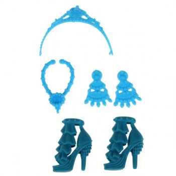 Фото #2 Аксессуары для кукол 29 см комплект одежды (голубой) и акс для Софии, принцесса, блист