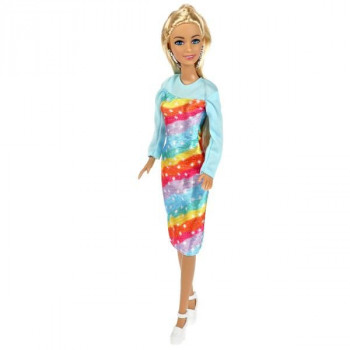 Фото #2 Кукла 29 см София в радужном платье , бесшарнирная, блист.