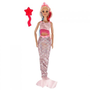 Фото #2 Кукла 29 см София-русалка , руки и ноги сгиб, ресницы, акс.