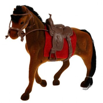 Фото #2 Аксессуары для кукол 29 см флокированная лошадь с акс для Софии