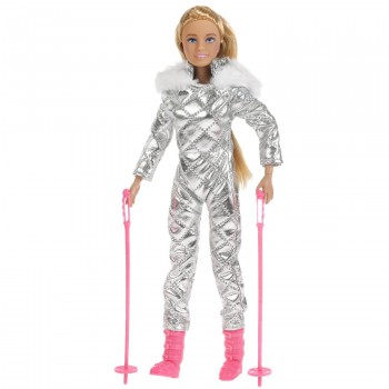 Фото #2 Кукла 29 см София, руки и ноги сгибаются, лыжница, в комплекте аксесусары КАРАПУЗ