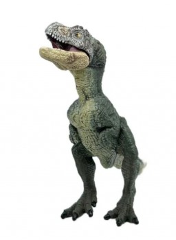 M5016 Фигурка Детское Время - Детеныш тираннозавра (с подвижной челюстью, цвета: зеленый, черный), серия: Динозавры