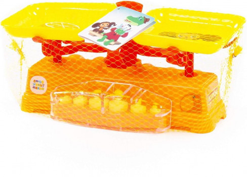 Фото #2 Игровой набор `Весы` `Чебурашка и крокодил Гена` + 6 апельсинов (в сеточке)