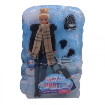 Кукла DEFA Lucy `Зимнее путешествие` (28,5 см, чемодан, аксесс., в ассорт.)