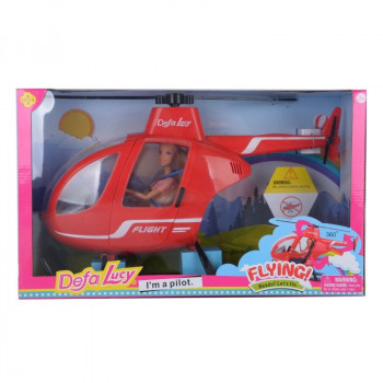 Набор с куклой DEFA Lucy `Полёт на вертолёте`