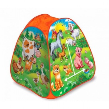 Детская игровая палатка - Веселая ферма, в сумке `Играем Вместе`
