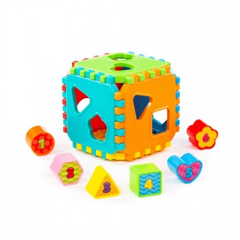 Игрушка развивающая `Куб` (в сеточке)