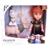 Кукла в наборе с оленем и снеговиком