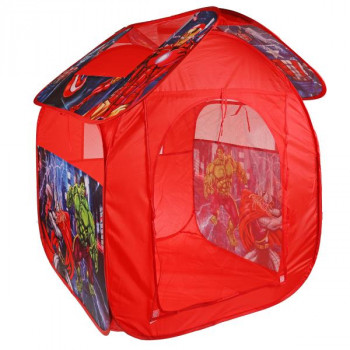`Играем вместе` Палатка детская игровая Супергерои (Халк, Капитан Америка), в сумке