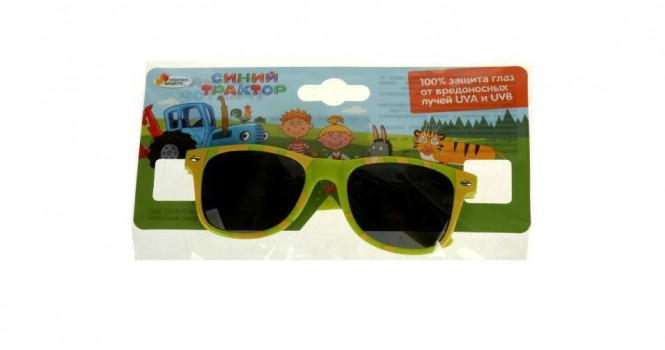 `Играем вместе` Детские солнцезащитные очки `Синий трактор` зеленые