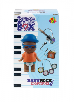 Фото #2 1TOY LUCKY BOX Baby rock пупс с аксессуарами, в асс. 6 видов, в кор.
