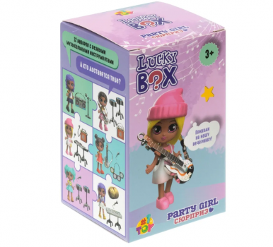 Фото #2 1TOY LUCKY BOX Party girl куколка с муз.инструментами и аксессуарами, в асс.12 видов, в кор.