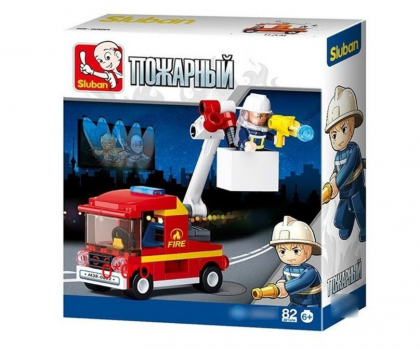 Конструктор Пожарные 38-0622A в коробке