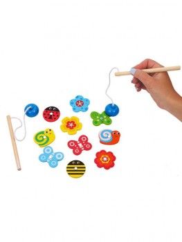Деревянная игрушка Игра-рыбалка «Ловим бабочек»