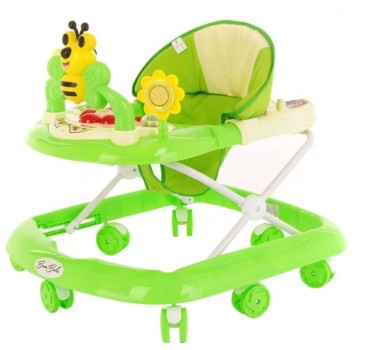 Ходунки Пчёлка BAMBOLA (8 колес,игрушки,муз) (66*60*63) Green/Зеленый