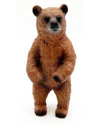 Фигурка Детское Время - Медведь гризли (стоит на задних лапах), серия: Дикие животные