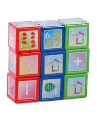 Кубики `Математика малыш` 9 дет.