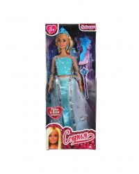 Кукла 29 см София снежная принцесса в голубом платье,
