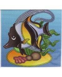 Набор для творчества Вышивание бисером Красивая рыбка