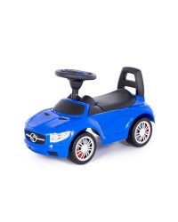 Каталка-автомобиль `SuperCar` №1 со звуковым сигналом (синяя)