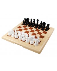Игра настольная `Шашки-Шахматы-Нарды` (бол, беж)