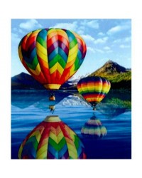 Набор для творчества Алмазная мозаика `Воздушные шары` 30*40, полная выкладка