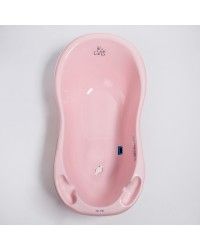 Ванна детская `Кролики` со сливом 102 см.(розовый)