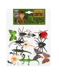 Набор игрушек из пластизоля «Рептилии и насекомые»