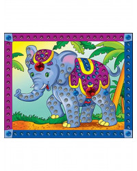 Мозайка из пайеток `Слоненок` А4