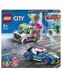 Конструктор LEGO CITY `Погоня полиции за грузовиком с мороженым`